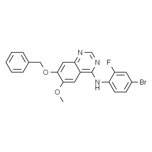 7-(benzyloxy)-N-(4-bromo-2-fluorophenyl)-6-methoxyquinazolin-4-amine