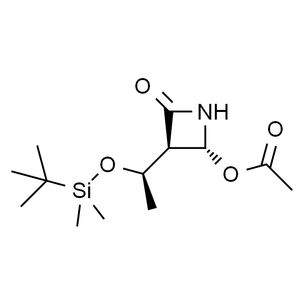 (2R,3R)-3-((R)-1-((tert-Butyldimethylsilyl)oxy)ethyl)-4-oxoazetidin-2-yl acetate