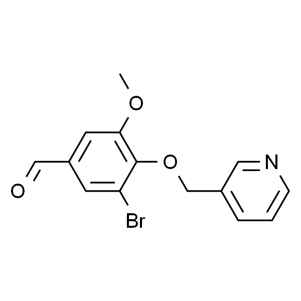 Benzaldehyde, 3-bromo-5-methoxy-4-(3-pyridinylmethoxy)-