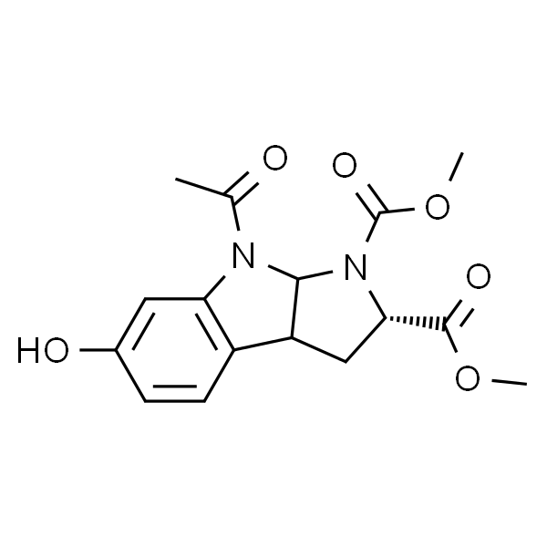 (2S)-diMethyl 8-acetyl-6-hydroxy-3,3a,8,8a-tetrahydropyrrolo[2,3-b]indole-1,2(2H)-dicarboxylate