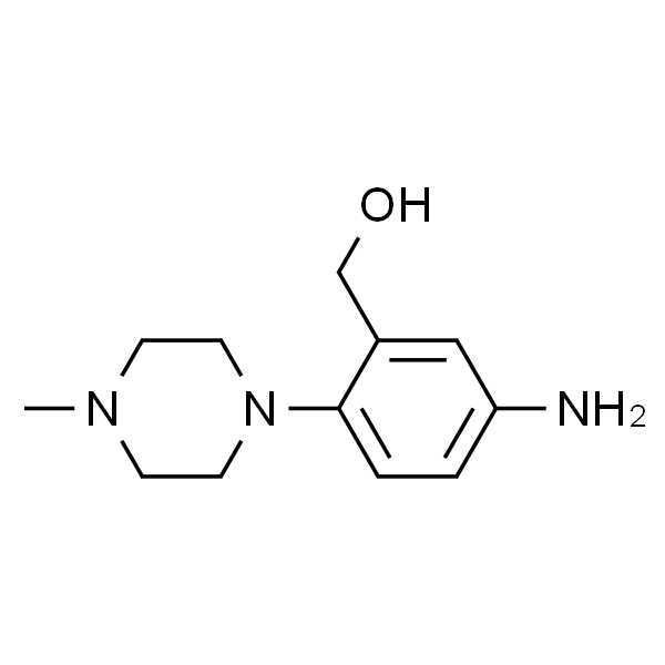 Benzenemethanol, 5-amino-2-(4-methyl-1-piperazinyl)- (9CI)