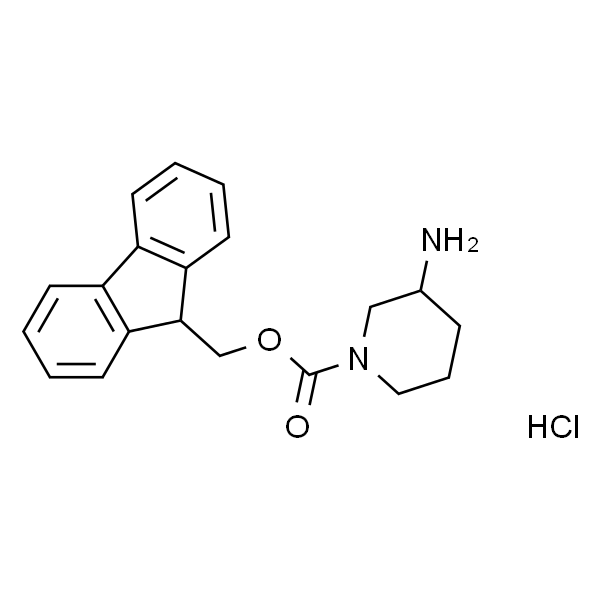 (9H-Fluoren-9-yl)methyl 3-aminopiperidine-1-carboxylate hydrochloride