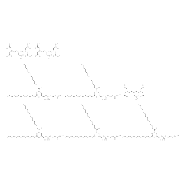 1,2-dimyristoyl-sn-glycero-3-phosphoethanolamine-N-diethylenetriaminepentaacetic acid (gadolinium salt)