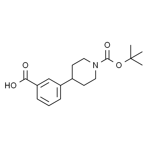 3-(1-(tert-Butoxycarbonyl)piperidin-4-yl)benzoic acid