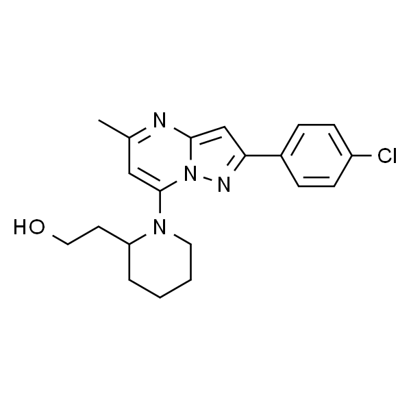2-(1-(2-(4-Chlorophenyl)-5-methylpyrazolo[1,5-a]pyrimidin-7-yl)piperidin-2-yl)ethanol