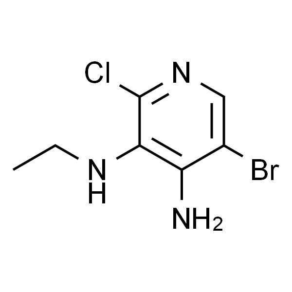 5-broMo-2-chloro-N-ethylpyridine-3,4-diaMine