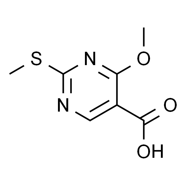 4-Methoxy-2-(methylthio)-5-pyrimidinecarboxylic acid