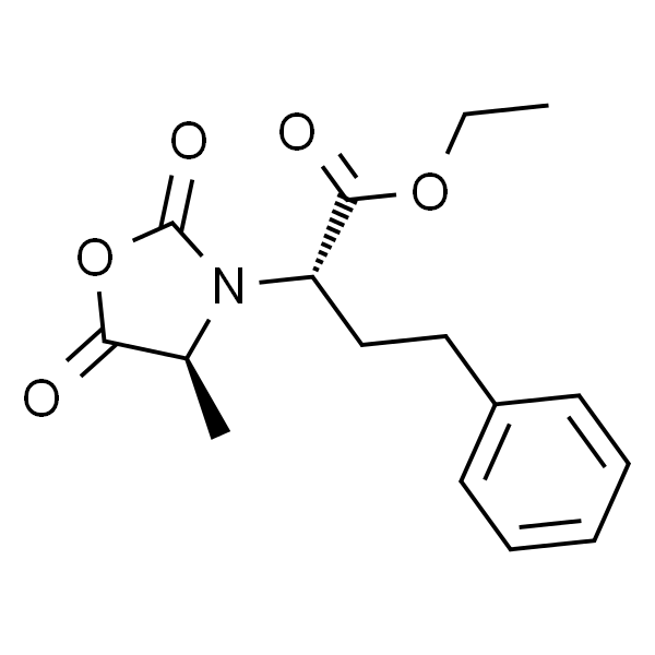 (S)-Ethyl 2-((S)-4-methyl-2,5-dioxooxazolidin-3-yl)-4-phenylbutanoate