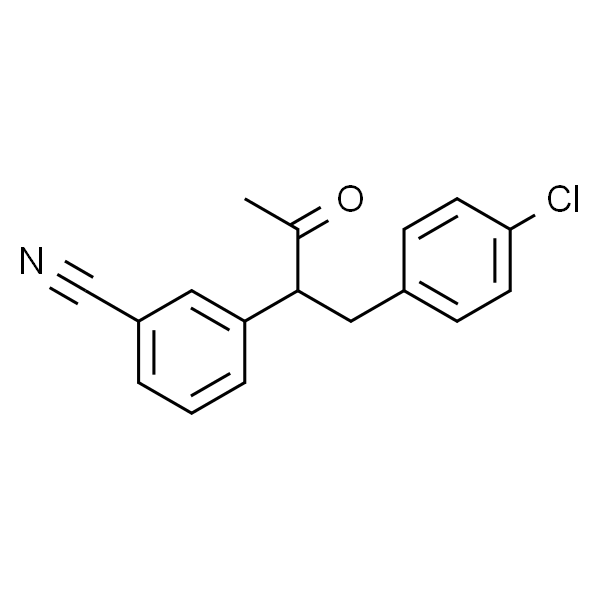 3-(1-(4-chlorophenyl)-3-oxobutan-2-yl)benzonitrile