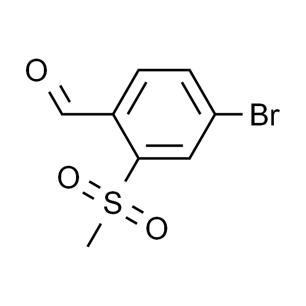 4-Bromo-2-(methylsulfonyl)benzaldehyde