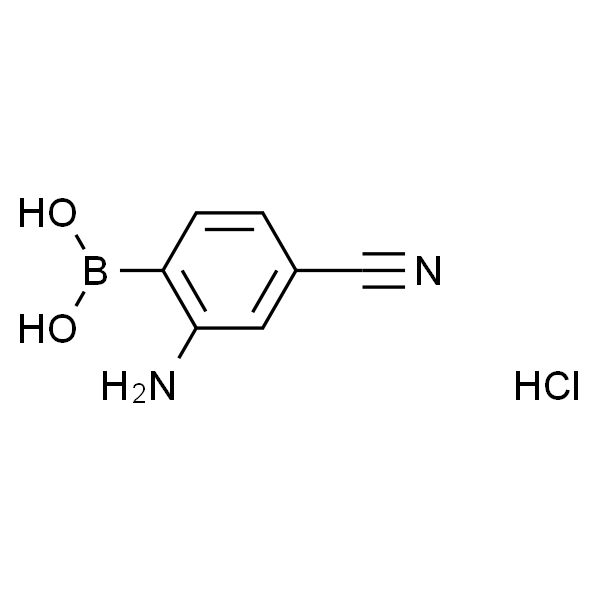 (2-Amino-4-cyanophenyl)boronic acid hydrochloride