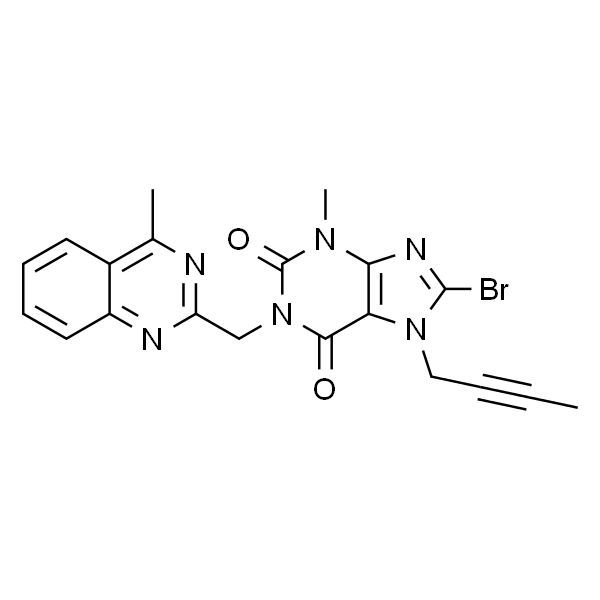 8-Bromo-7-but-2-ynyl-3-methyl-1-(4-methyl-quinazolin-2-ylmethyl)-3,7-dihydro-purine-2,6-dione