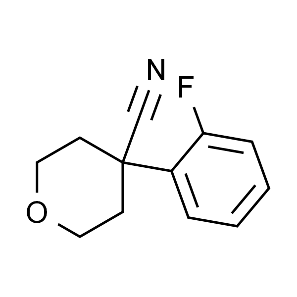 4-(2-fluorophenyl)tetrahydro-2H-pyran-4-carbonitrile