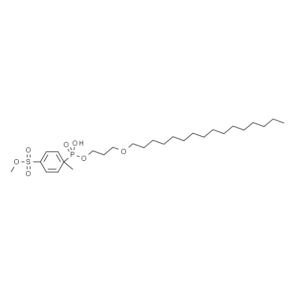 Phosphonic acid, P-[[[(4-methylphenyl)sulfonyl]oxy]methyl]-, mono[3-(hexadecyloxy)propyl] ester