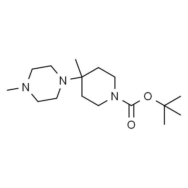 tert-Butyl 4-methyl-4-(4-methylpiperazin-1-yl)piperidine-1-carboxylate