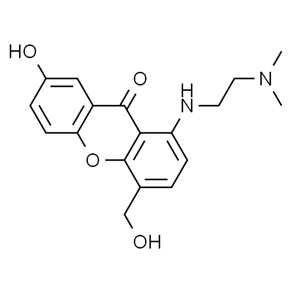 1-((2-(diMethylaMino)ethyl)aMino)-7-hydroxy-4-(hydroxyMethyl)-9H-xanthen-9-one