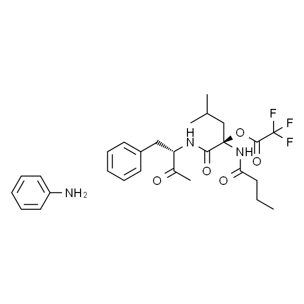 (alphaS)-alpha-Aminobenzenebutanoyl-L-leucyl-L-phenylalanine methyl ester mono(trifluoroacetate)