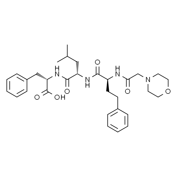 (S)-2-((S)-4-Methyl-2-((S)-2-(2-morpholinoacetamido)-4-phenylbutanamido)pentanamido)-3-phenylpropanoic acid