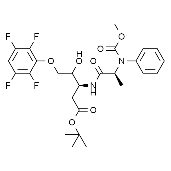 D-glycero-Pentonic acid, 2,3-dideoxy-3-[[(2S)-1-oxo-2-[[(phenylMethoxy)carbonyl]aMino]propyl]aMino]-5-O-(2,3,5,6-tetrafluorophenyl)-, 1,1-diMethylethyl ester, (4ξ)- (9CI)