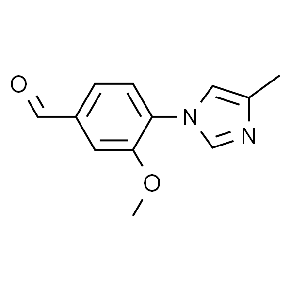 3-Methoxy-4-(4-methyl-1H-imidazol-1-yl)benzaldehyde