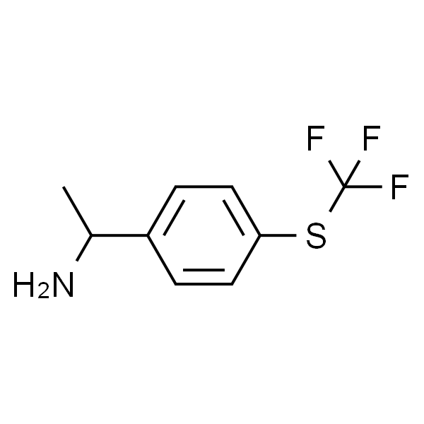 1-(4-((Trifluoromethyl)thio)phenyl)ethanamine