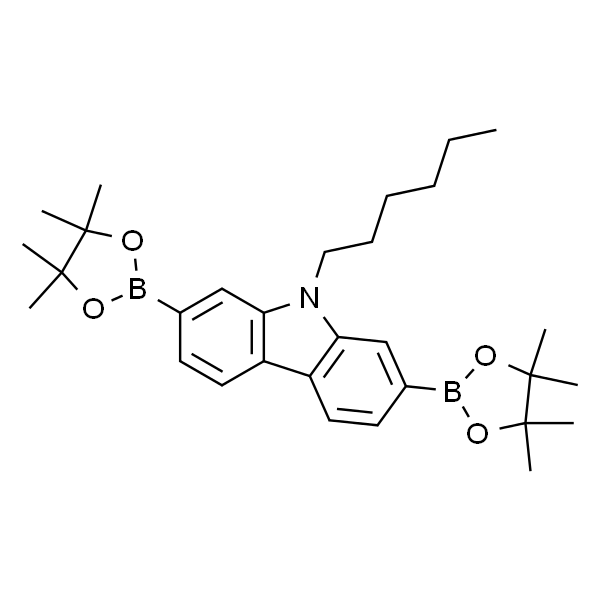 9-Hexyl-2,7-bis(4,4,5,5-tetramethyl-1,3,2-dioxaborolan-2-yl)-9H-carbazole