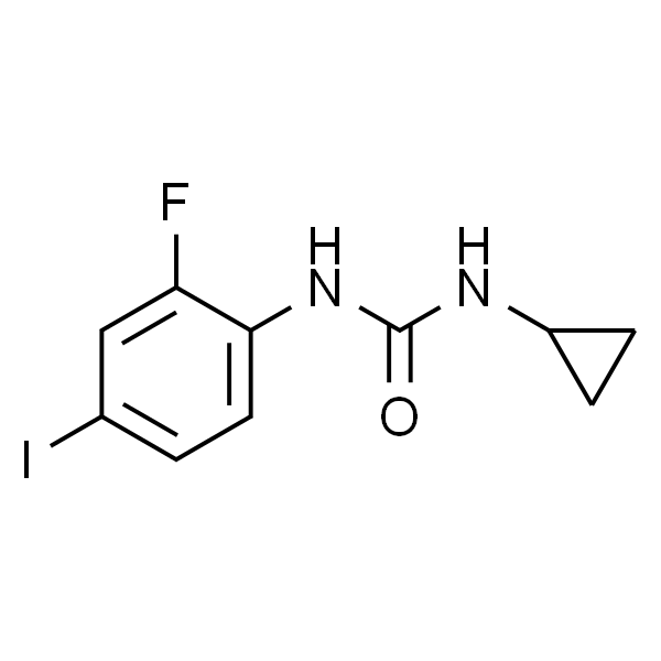 1-cyclopropyl-3-(2-fluoro-4-iodophenyl)urea