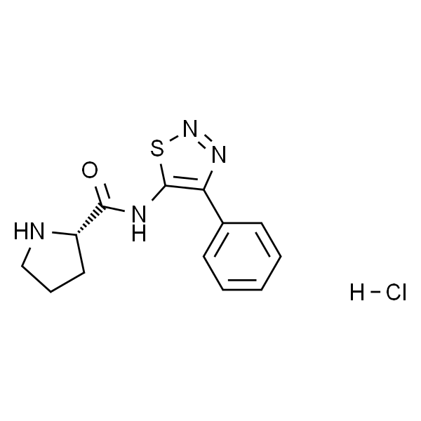(S)-N-(4-phenyl-1,2,3-thiadiazol-5-yl)pyrrolidine-2-carboxamide hydrochloride