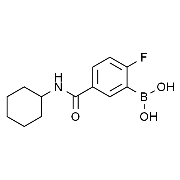 [5-(cyclohexylcarbamoyl)-2-fluoro-phenyl]boronic acid