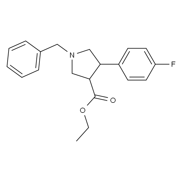 ethyl trans-1-benzyl-4-(4-fluorophenyl)pyrrolidine-3-carboxylate