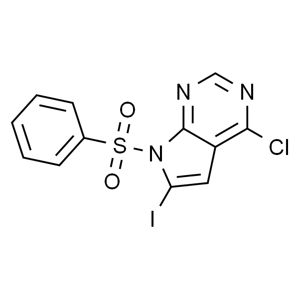 4-Chloro-6-iodo-7-phenylsulfonyl-7H-pyrrolo[2,3-d]pyrimidine