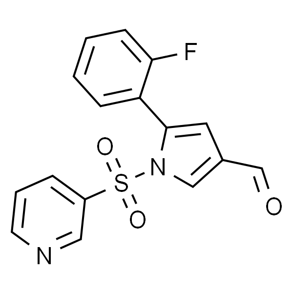 5-(2-Fluorophenyl)-1-(pyridin-3-ylsulfonyl)-1H-pyrrole-3-carbaldehyde