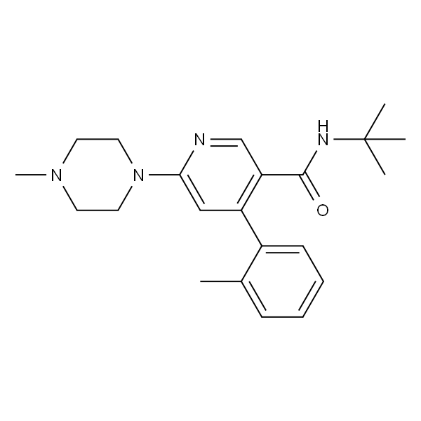 N-(tert-Butyl)-6-(4-methylpiperazin-1-yl)-4-(o-tolyl)nicotinamide