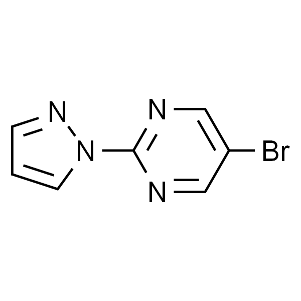 5-Bromo-2-pyrazol-1-yl-pyrimidine
