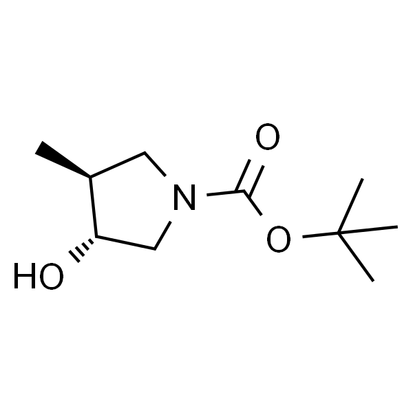 (3R,4S)-rel-tert-Butyl 3-hydroxy-4-methylpyrrolidine-1-carboxylate