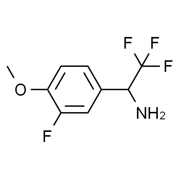 2,2,2-Trifluoro-1-(3-fluoro-4-methoxyphenyl)ethanamine