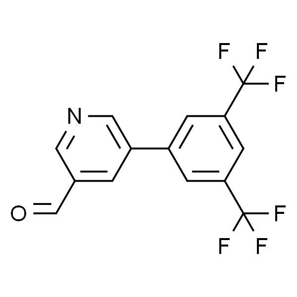 5-[3,5-Bis(trifluoromethyl)phenyl]-3-pyridinecarbaldehyde