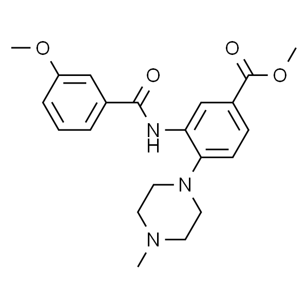 3-[(3-Methoxybenzoyl)amino]-4-(4-methyl-1-piperazinyl)benzoic Acid Methyl Ester
