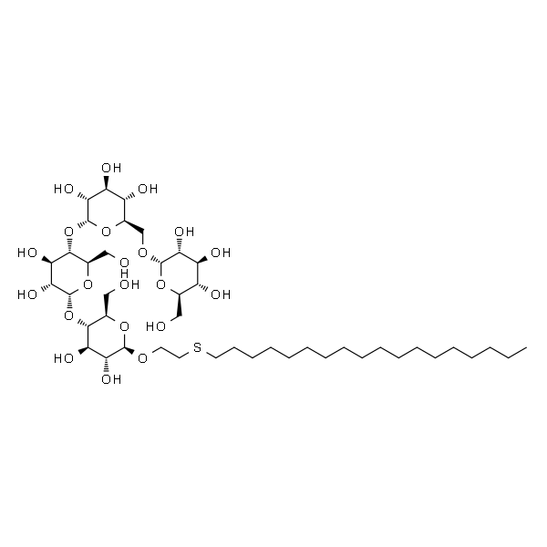 Octadecylthioethyl 4-O-(4-O[6-O-a-D-glucopyranosyl-a-D-glucopyranosyl]-a-D-glucopyranosyl)-b-D-glucopyranoside