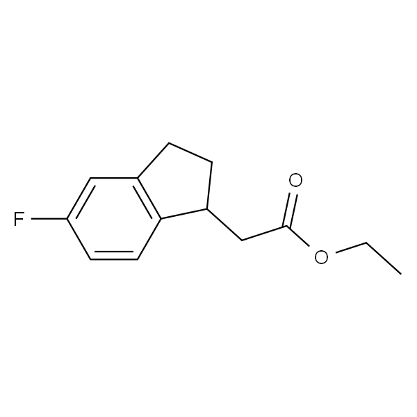 Ethyl 5-Fluoro-2,3-dihydroindene-1-acetate