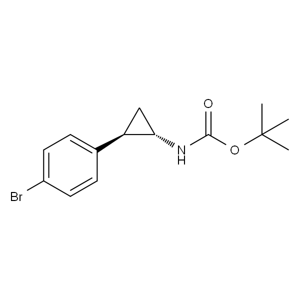 tert-butyl trans-(2-(4-bromophenyl)cyclopropyl)carbamate