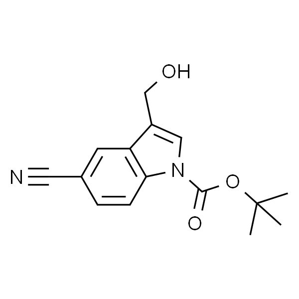 tert-Butyl 5-cyano-3-(hydroxymethyl)-1H-indole-1-carboxylate