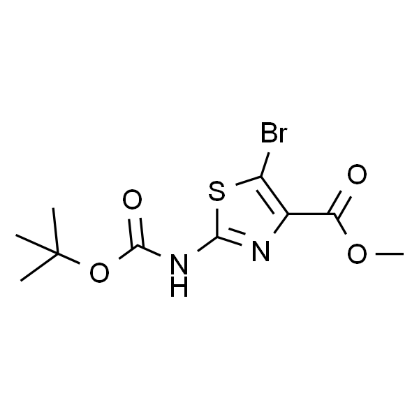 Methyl 5-bromo-2-((tert-butoxycarbonyl)amino)thiazole-4-carboxylate