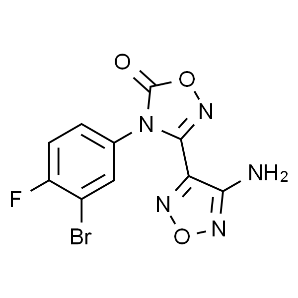 3-(4-Amino-1,2,5-oxadiazol-3-yl)-4-(3-bromo-4-fluorophenyl)-1,2,4-oxadiazol-5(4H)-one