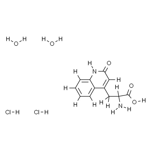4-Quinolinepropanoic acid, α-amino-1,2-dihydro-2-oxo-, dihydrochloride, dihydrate