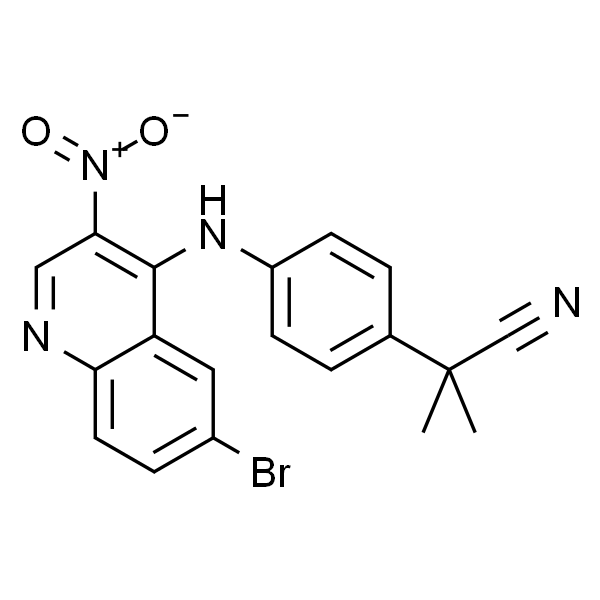 2-[4-[(6-Bromo-3-nitroquinolin-4-yl)amino]phenyl]-2-methylpropionitrile
