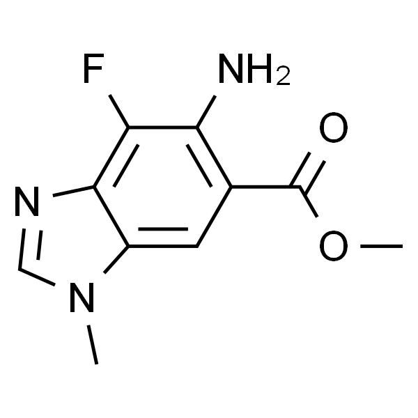 Methyl 5-aMino-4-fluoro-1-Methyl-1H-benzo[d]iMidazole-6-carboxylate