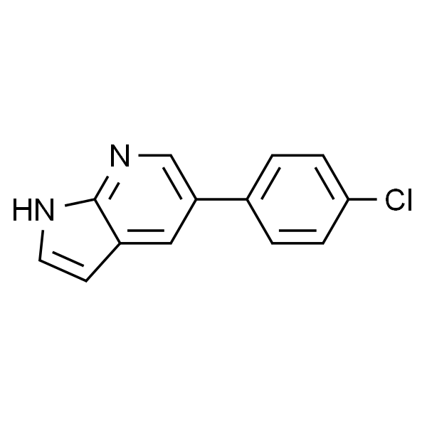 1H-Pyrrolo[2,3-b]pyridine, 5-(4-chlorophenyl)-