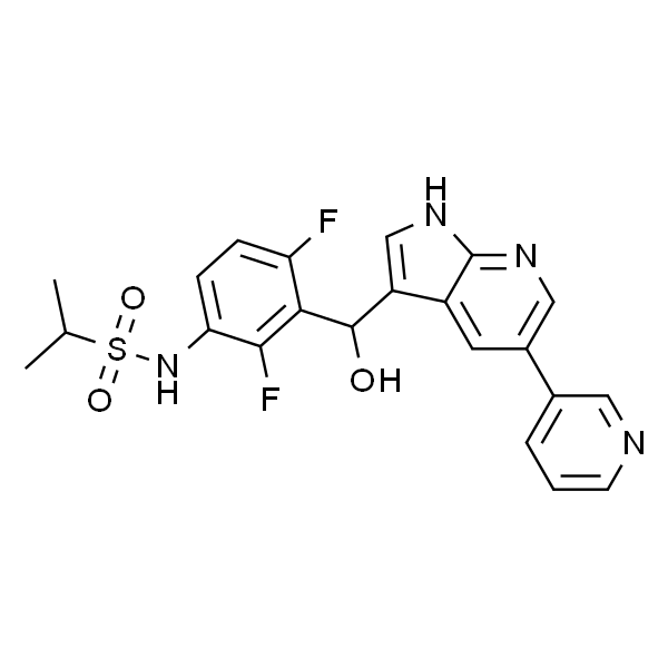 N-(2,4-difluoro-3-(hydroxy(5-(pyridin-3-yl)-1H-pyrrolo[2,3-b]pyridin-3-yl)Methyl)phenyl)propane-2-sulfonaMide