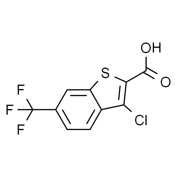 3-CHLORO-6-(TRIFLUOROMETHYL)-1-BENZOTHIOPHENE-2-CARBOXYLIC ACID